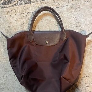 Brown Longchamp Tote